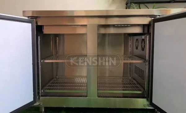 Hệ thống giá nan tiện lợi của bàn mát salad Kenshin KS SL1575C